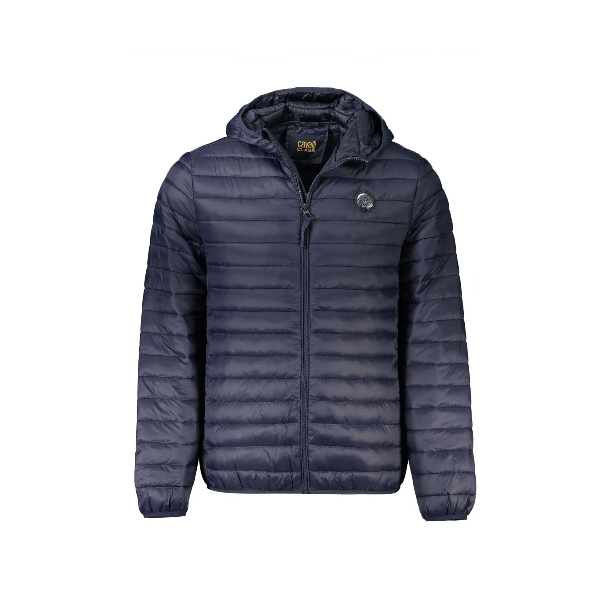Cavalli Class Giubbotto Uomo Blu con Cappuccio e Imbottitura Leggera Giubbotti e Giacche - foto prodotto